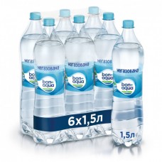 вода BonAqua неГаз. 1.5 л х 6 бутылок