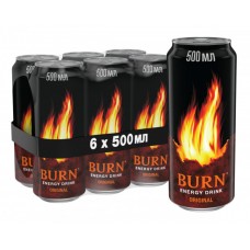 напиток Burn Original 0.5 л х 6 банок