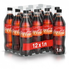 напиток Coca-Cola Zero 1 л x 12 бутылок