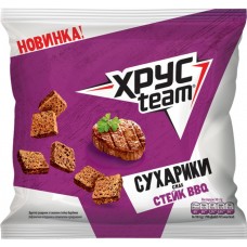 сухарики Хрустим Стейк/Барбекю 110 г х 24 шт купить оптом