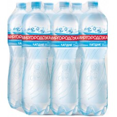 вода Миргородская слаб.Газ. 1.5 л х 6 бутылок