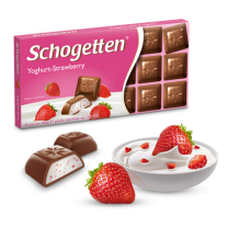 Шоколад в Плитках Schogetten Yoghurt-Strawberry 1бл х 15шт